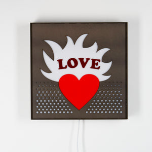 Mounted Love Sign Light