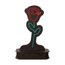 Load image into Gallery viewer, Neon Rose Light from Scotch &amp; Sofa litten up.
