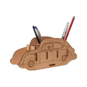 Beetle Pen Holder from Scotch & Sofa holding three pens and one pencil.