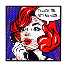 Load image into Gallery viewer, Bad Habits Pop Art from Scotch &amp; Sofa.
