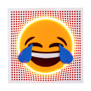 Lit Up Neon laugh Emoji Pop Art from Scotch & Sofa.