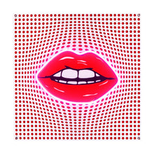 Load image into Gallery viewer, Lit Up Neon Mouth Pop Art from Scotch &amp; Sofa.
