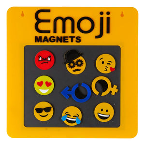 REAL LIFE EMOJI'S on a magnetic board from Scotch & Sofa.