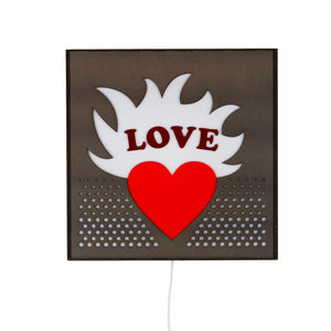 Mounted Love Sign Light from Scotch & Sofa.