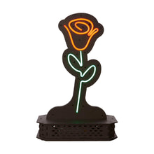 Load image into Gallery viewer, Neon Rose Light from Scotch &amp; Sofa litten up.
