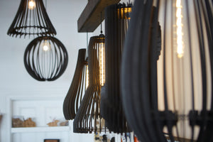 Hanging Pendant Lights from Scotch & Sofa by Mitch and the Machine.
