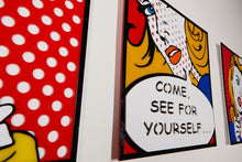 Load image into Gallery viewer, Come See For Yourself Pop Art from Scotch &amp; Sofa.
