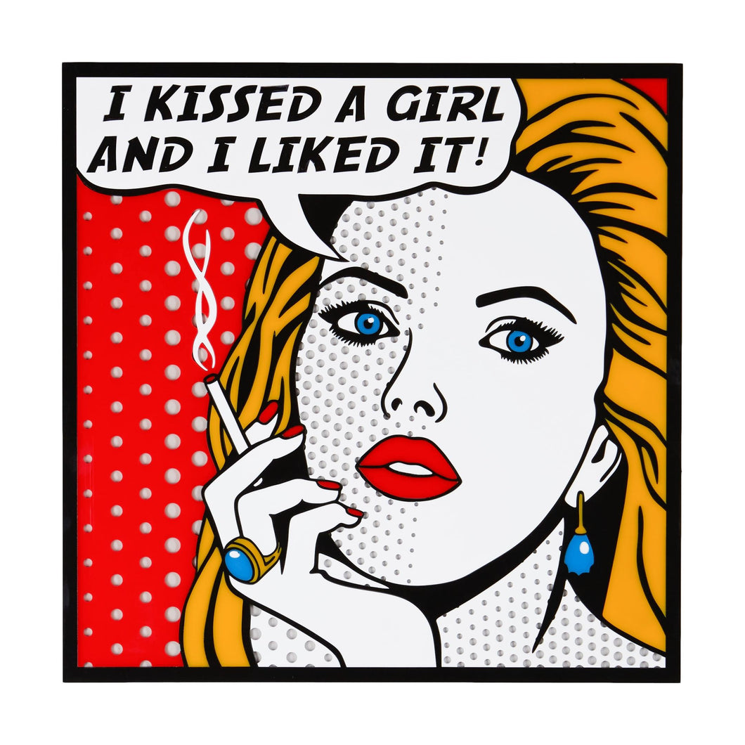 Kissed A Girl Pop Art from Scotch & Sofa.