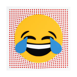 Neon Laugh Emoji Pop Art from Scotch & Sofa.